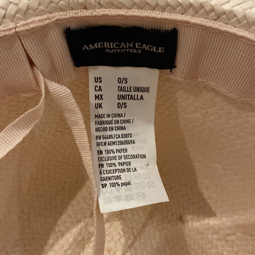 American Eagle Straw Hat - image 3